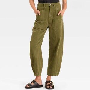 Women's High-Rise Utility Barrel Pants!